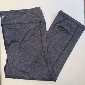 Old Navy Active Women’s Go Dry Heathered Grey Cropped Leggings Size XL